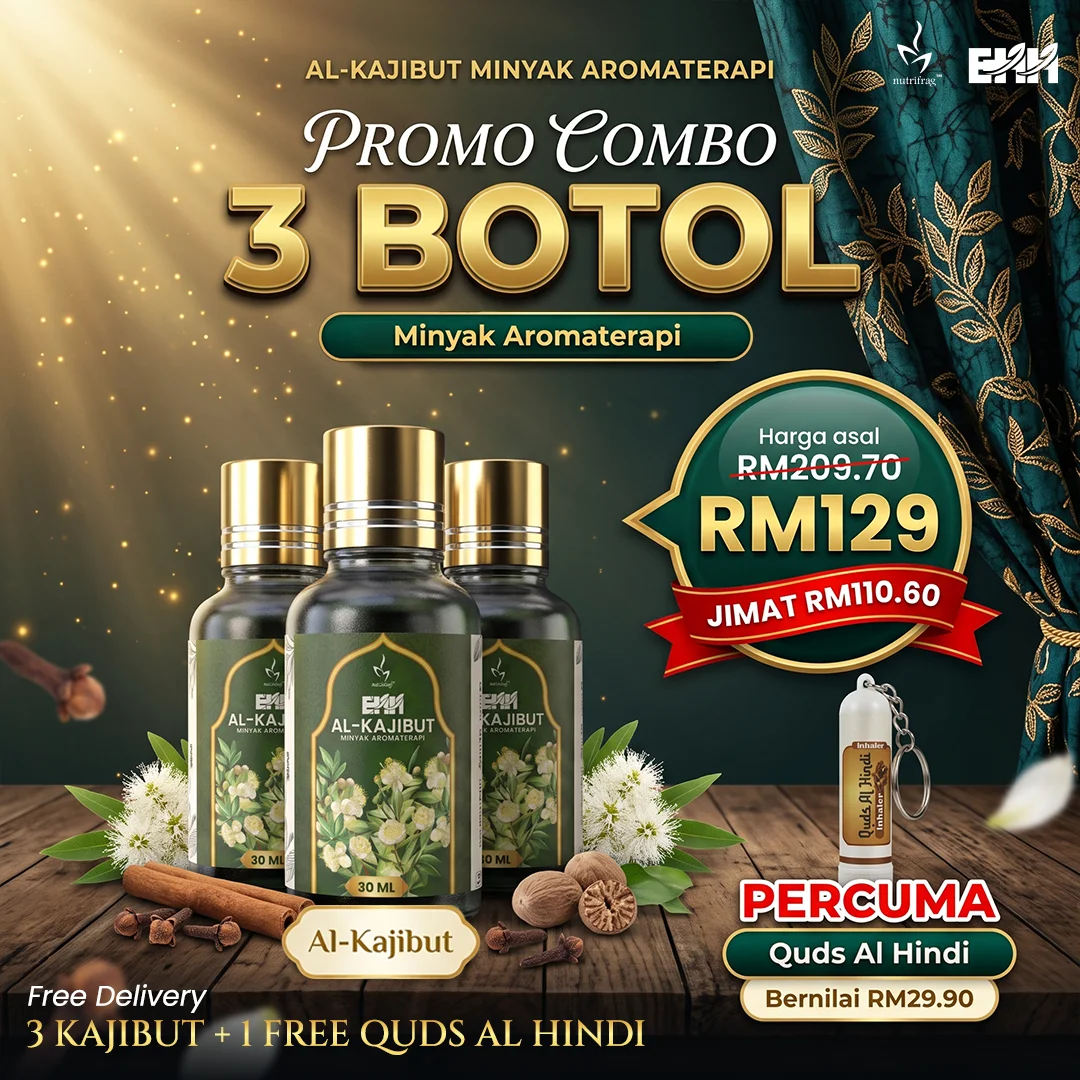 Pakej Al-Kajibut 3 botol RM129