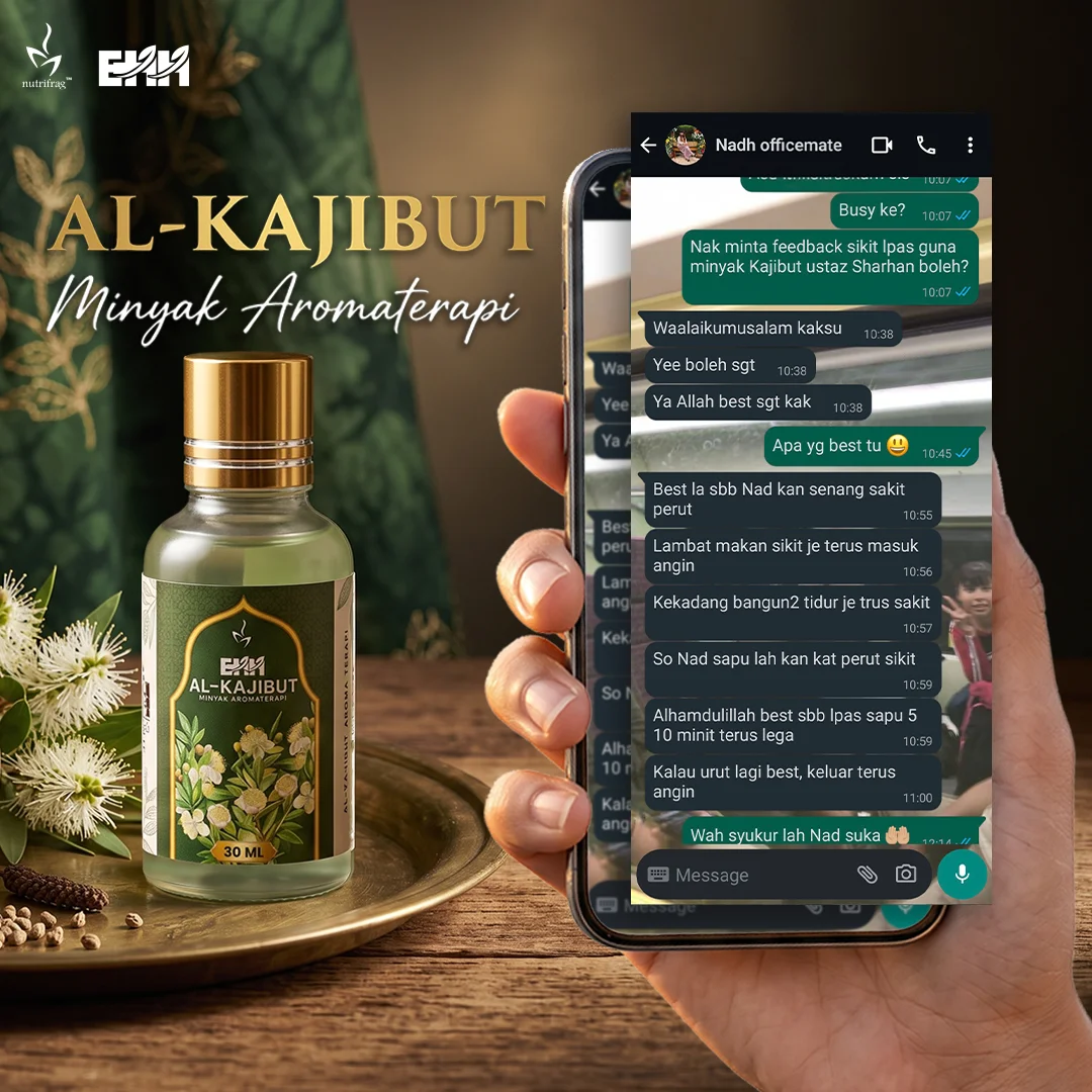Perkongsian pelanggan Al-Kajibut — testimoni 6